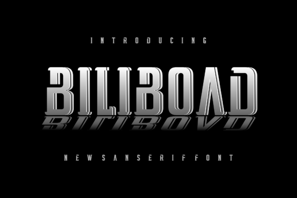 Biliboad: A Bold and Authentic Slab Serif Font for Modern Branding