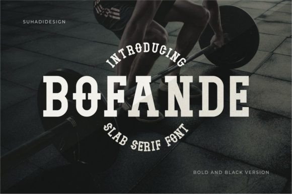 Bofande: A Bold Slab Serif Font for Modern Design