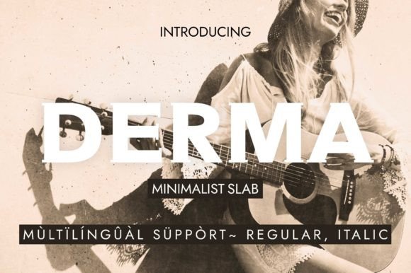 Derma: A Bold and Elegant Slab Serif Font