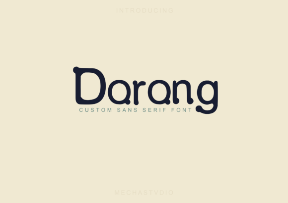 Dorong: A Playful Slab Serif Font with Character