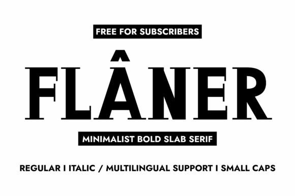 Flaner: The Elegant Font for Creative Impact