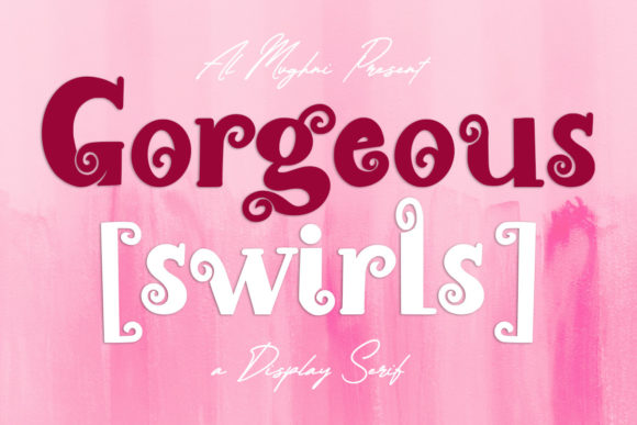 Gorgeous Swirls: A Playful Slab Serif for Creative Workflows