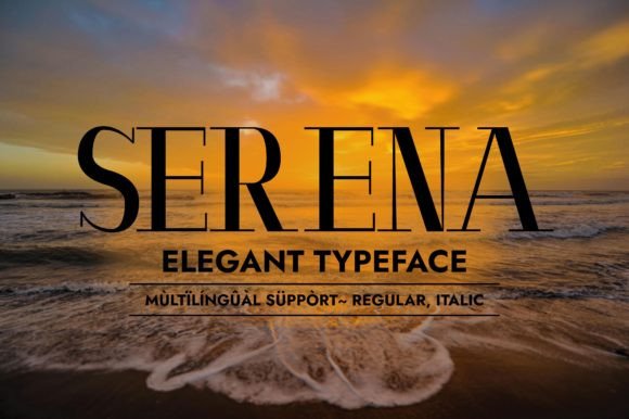 Introducing Serena: The Elegant Slab Serif Font for Modern Design