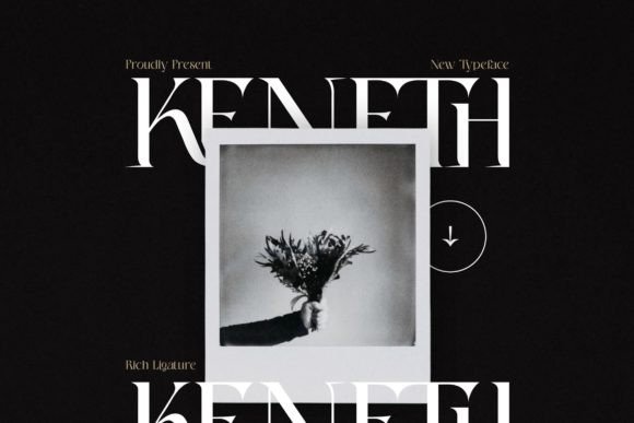 Keneth: A Modern Slab Serif Font for the Next Generation of Design