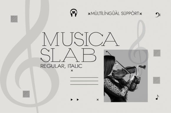 Musica: A Delicate Slab Serif Typeface