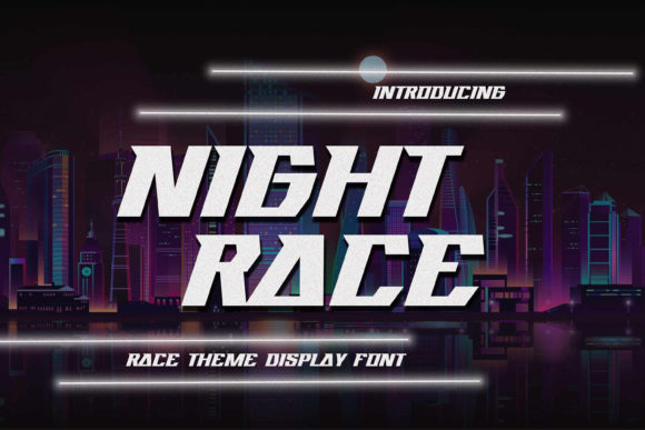 Nightrace – A Modern Race-Themed Slab Serif Font