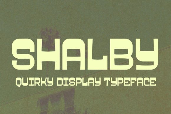Shalby: A Modern and Timeless Slab Serif Font for Elegant Design Projects