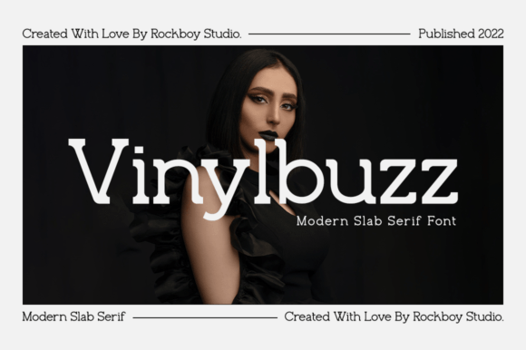 Unlocking the Power of Vinylbuzz: A Fresh Slab Serif Font for Modern Design
