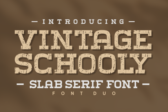Vintage Schooly: A Bold Choice for Timeless Design