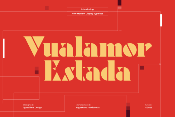Vualamor Estada: The Slab Serif Font That Adds Timeless Elegance to Your Designs