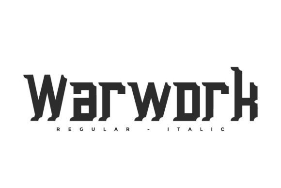 Warwork Font: Creative Slab Serif for Modern Design