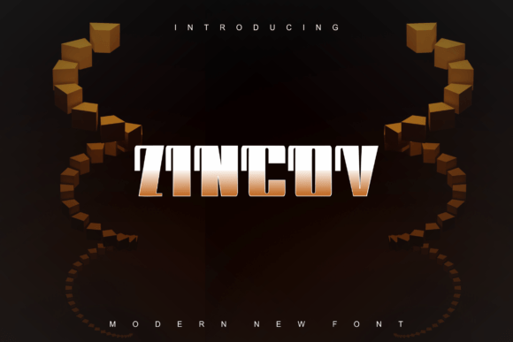 Zincov: A Bold and Modern Slab Serif Font